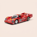 Voiture miniature - Porsche 924 Turbo rouge - BURAGO référence 4103