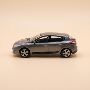 Voiture miniature - Renault Mégane grise - MONDO MONDORS