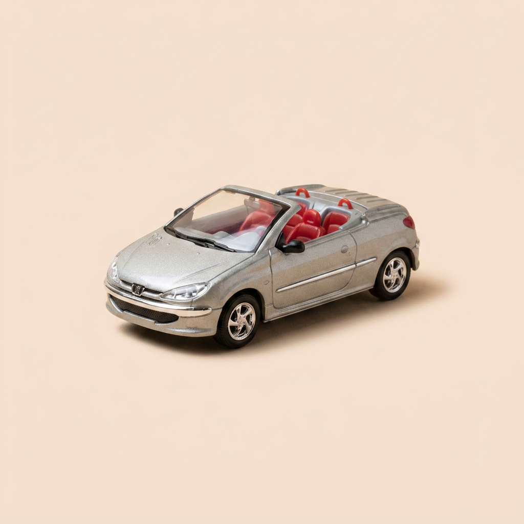 Peugeot 20 Coeur Open grijs - Solido referentie 1559