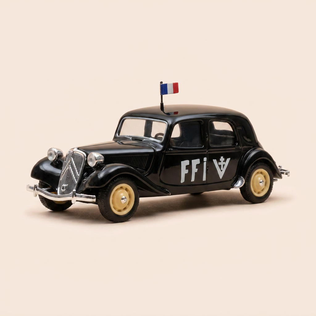 Citroën Traction noire FFI (plexi doos)