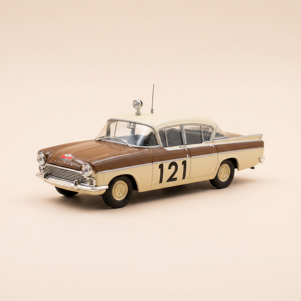 Vauxhall Cresta Castanho e Beje Número 121 - Rally de Monte-Carlo de 1966 - VANGUARDS CORGI