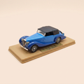 Voiture miniature - Delahaye 135M - Figoni-Falashi bleue de 1939 - Solido