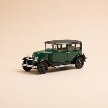 Voiture miniature - Renault type PG2 Vivasix verte de 1928
