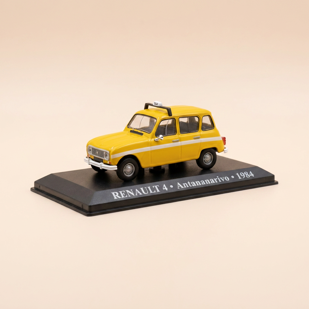 Renault 4L giel aus 1984 - Taxi zu Antananarivo (Madagaskar)