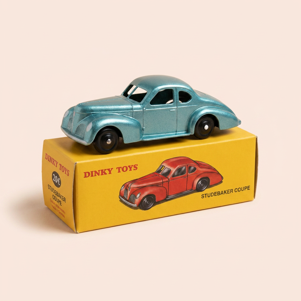 Studebaker coupé bleue Dinky-Toys (édition Atlas) - N°24 O