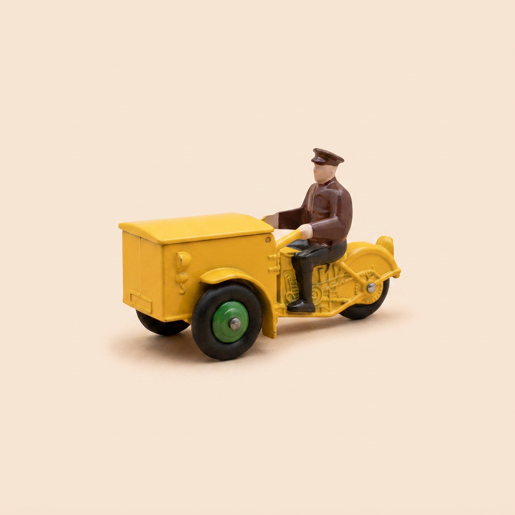 Triporteur jaune Dinky-Toys (Editiounen Atlas) - N°14