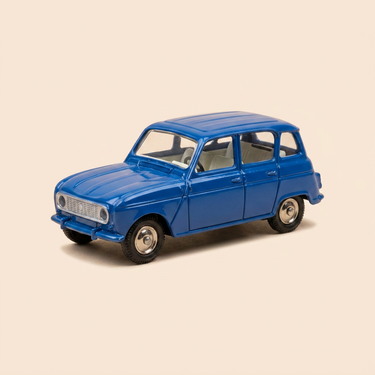 Voiture miniature - Renault 4L bleue foncée Dinky-Toys (éditions Atlas) - N°518