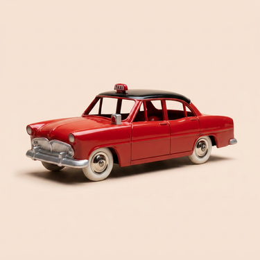 Voiture miniature - Simca Versailles TAXI rouge foncé et toit noir PROTOTYPE Dinky-Toys (éditions Atlas) - N°24 ZT