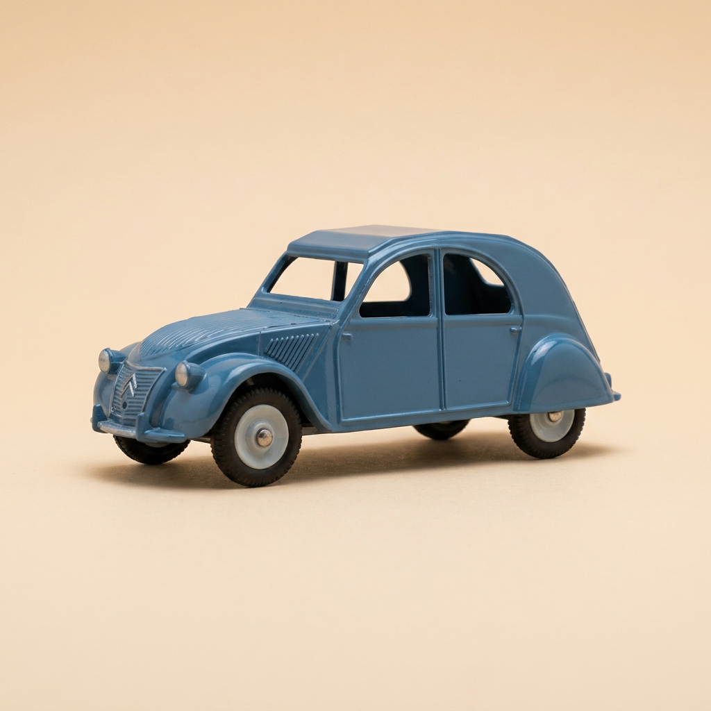 Citroën 2 CV bleue Dinky-Toys (edycje Atlas) - N°535 / 24 T