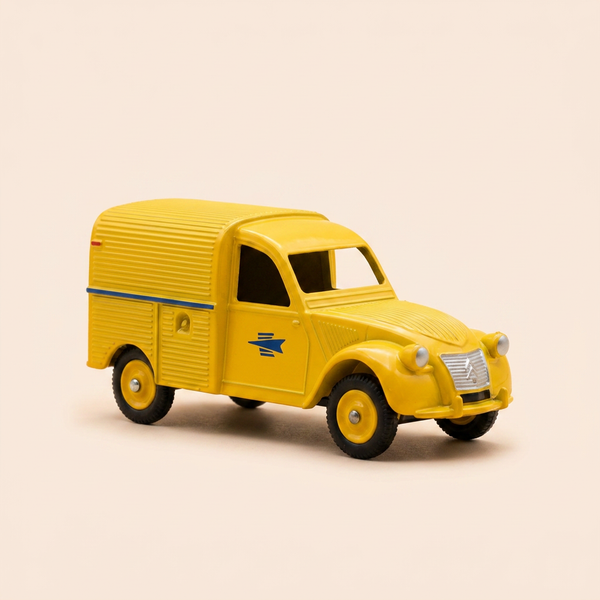 Citroën 2 CV fourgonnette postale jaune Dinky-Toys (éditions Atlas) - N°560