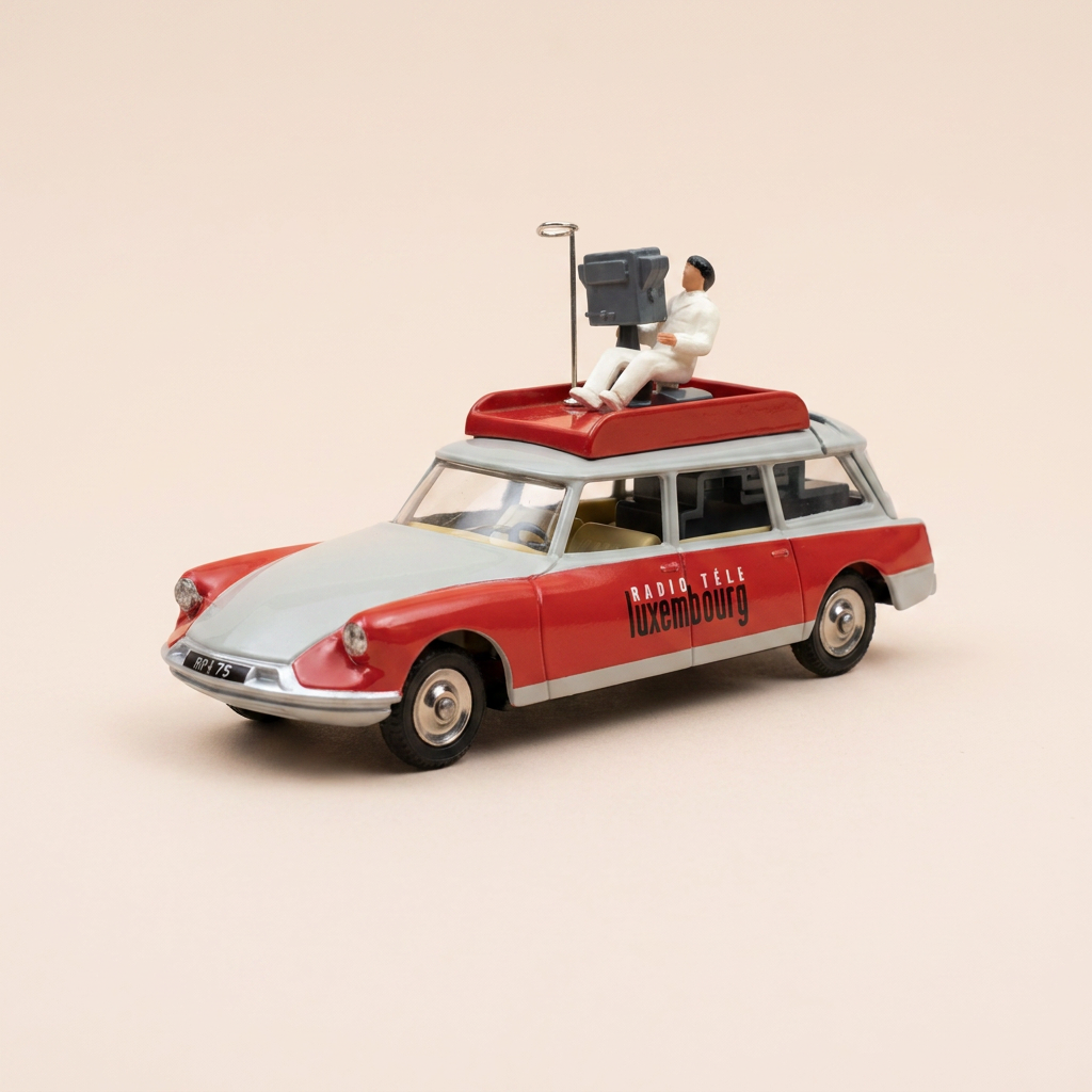 Citroën ID 19 Break Rot und Grau RTL Dinky-Toys (Atlas Editionen) - Nr. 1404