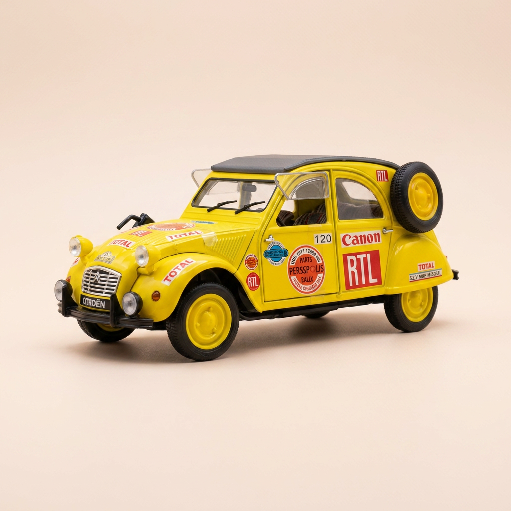 Citroën 2 CV giel vun 1952 - MAISTO (Maßstab: 1/18)