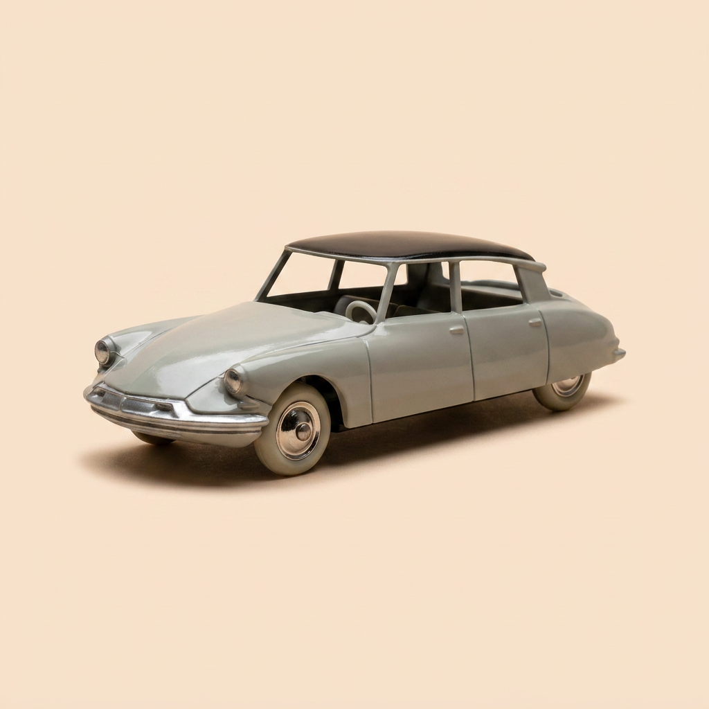 Citroën DS 19 beige with black roof Dinky-Toys (Atlas editions) - N°24C