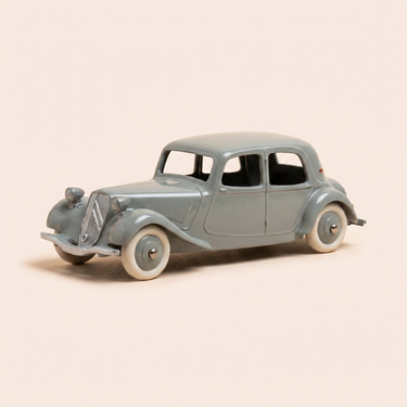 Voiture miniature - Citroën traction grise Dinky-Toys (édition Atlas) - N°24 N