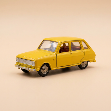 Voiture miniature - Renault 6 jaune orangé? Dinky-Tots (éditions Atlas) - N°1416