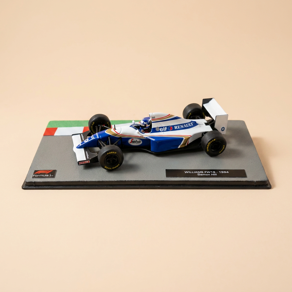 Williams FW16 blanche et bleue numéro 0? - Formule 1 (Damon Hill)