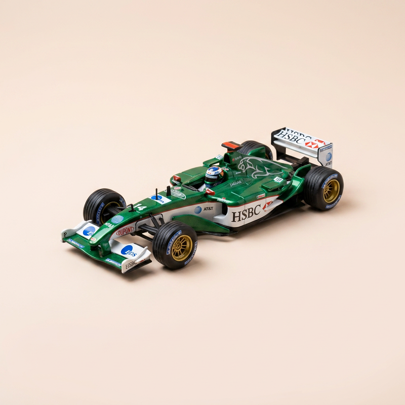 Jaguar R4 Grüne Nummer 14 - Formel 1 aus 2004 (Mark Webber)