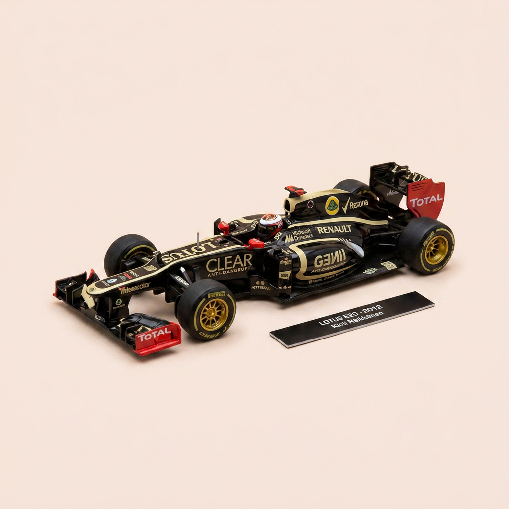 Lotus E20 noire (pas de numéro) - Formule 1 de 2012 (Kimi Raikkonen)