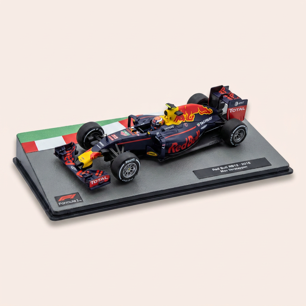 Red Bull RB12 bleue foncée numéro 33 - Formule 1 de 2016 (Max Verstappen)