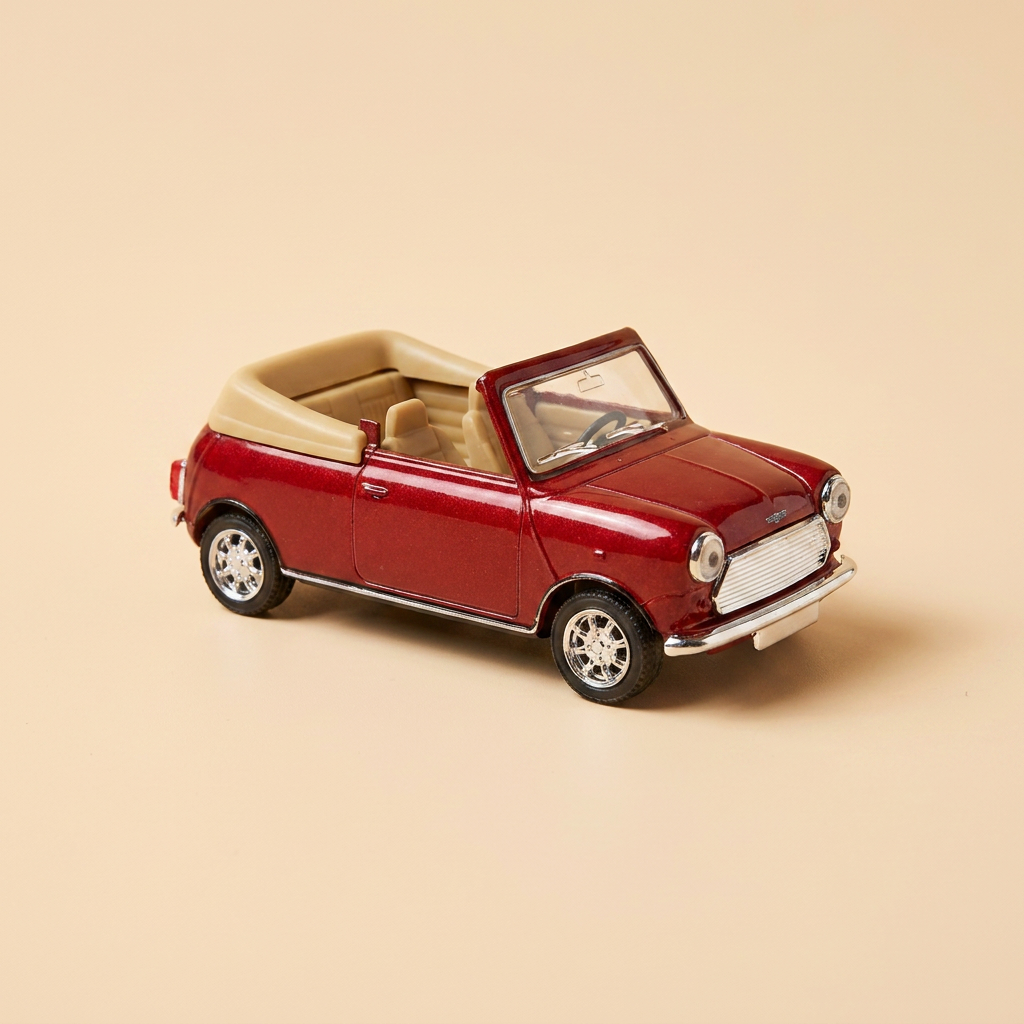 Mini cabriolet burdeos de 1995 - Solido referencia 1537