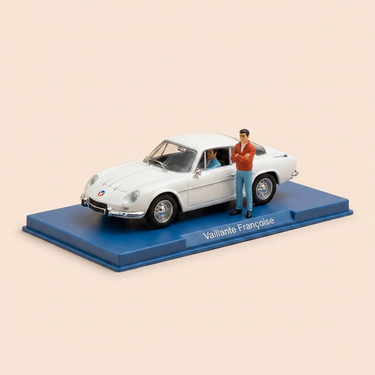 Voiture miniature - Voiture blanche Vaillante Françoise
