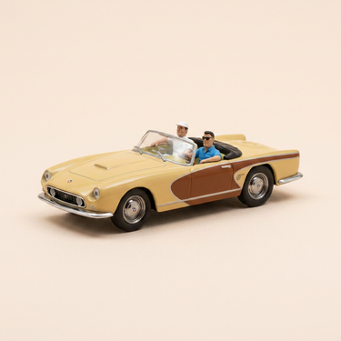 Voiture miniature - Voiture beige et marron