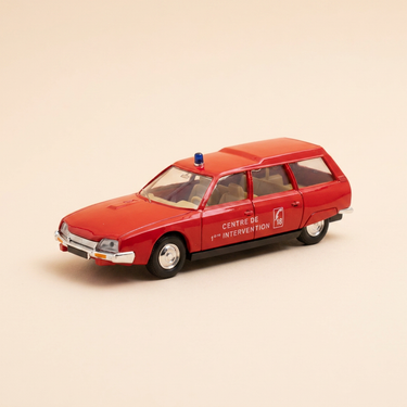 Voiture miniature - Citroën CX break rouge POMPIERS - Vérem référence 199