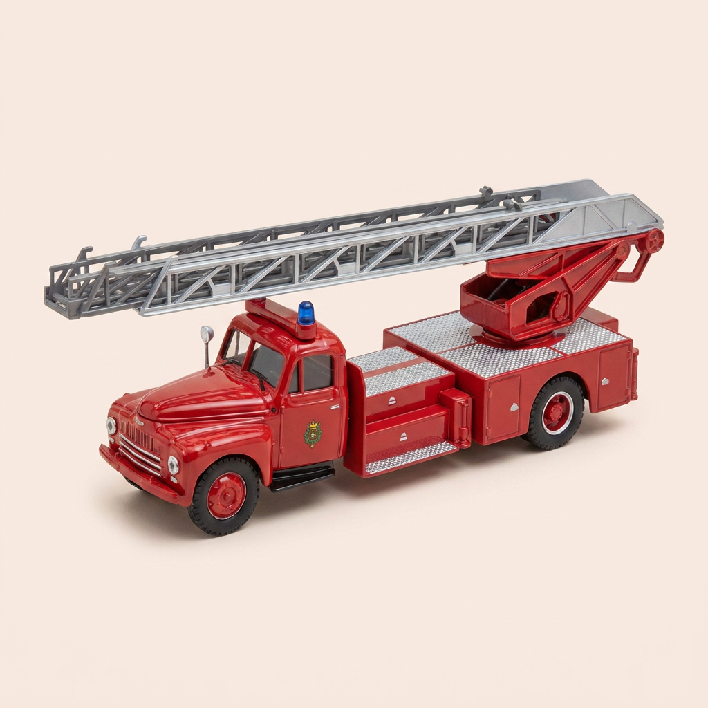 Citroën 55 BRANDWEER grote ladder - Brigade van de Parijse brandweer - CORGI referentie EX 74004