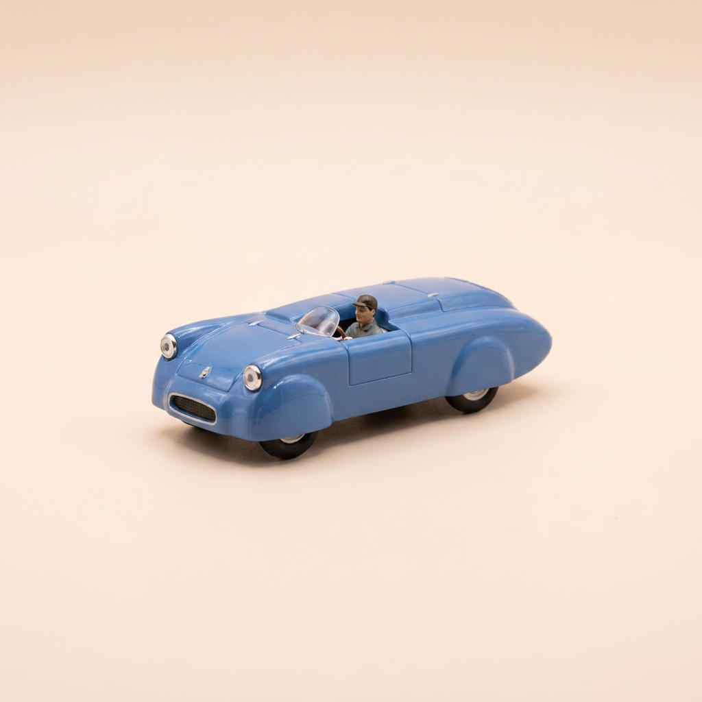 Renault 4 CV blue record barquette Vernet-Pairard from 1952 (blister)