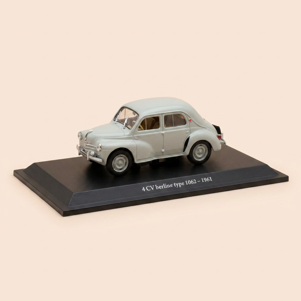 Renault 4 CV berline type 1062 grise de 1961 (blister)
