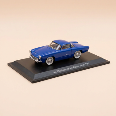 Voiture miniature - Renault 4 CV berlinette bleue Izoard-Pichon-Parat de 1955 (blister)