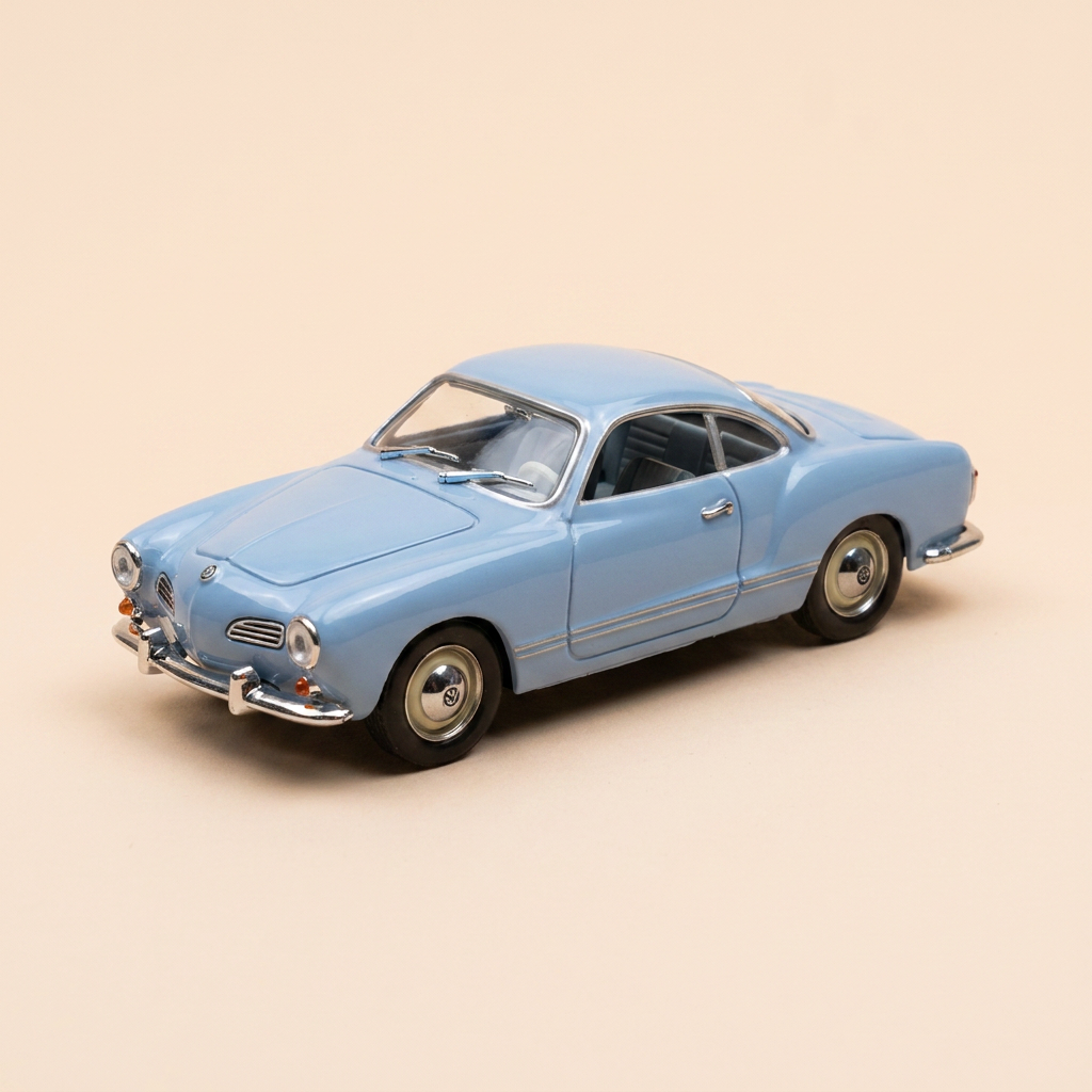 Volkswagen Karmann Ghia coupé azul - MINICHAMPS referencia 5001