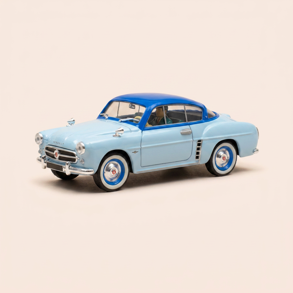 Renault 4 CV coupé Autobleu de 1956 (2 colores de azul) (blister)
