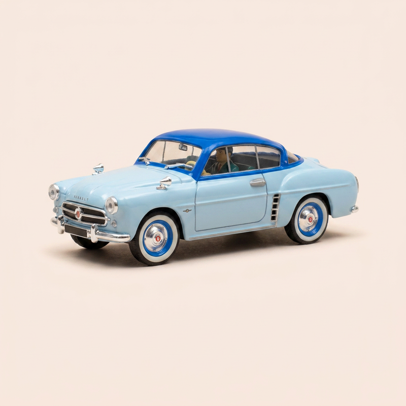 Renault 4 CV coupé Autobleu del 1956 (2 colori di blu) (blister)