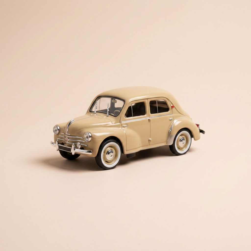 Renault 4 CV berline Sport R 1062 marrone del 1958 (blister)