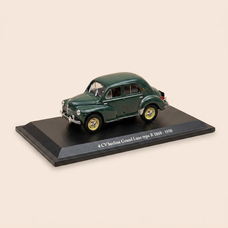 Renault 4 CV Grand Luxe Limousine Dunkelgrün Typ R 1060 von 1950 (Blister)