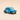 Voiture miniature - Renault 4 cv bleue claire numéro 17 (boite plexi)