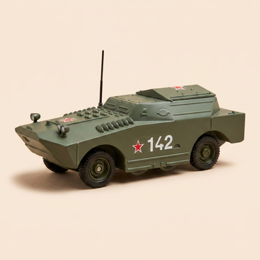 Voiture miniature - Véhicule amphibie militaire BTR 40 (armée Russe) - Solido (fabrication française) - boite N°ac4753