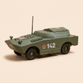 Voiture miniature - Véhicule amphibie militaire BTR 40 (armée Russe) - Solido (fabrication française) - boite N°ac4753