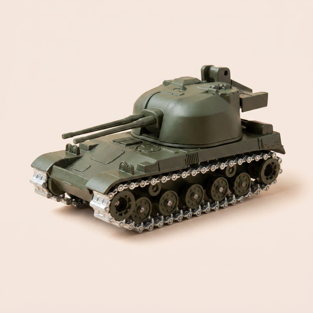 Char militaire AMX anti-aérien - Solido (fabrication française) - boite N°CS8483