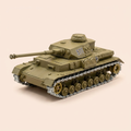 Voiture miniature - Char militaire PZ IV SD KFZ 161 - Solido (fabrication française) - boite N° EB6379