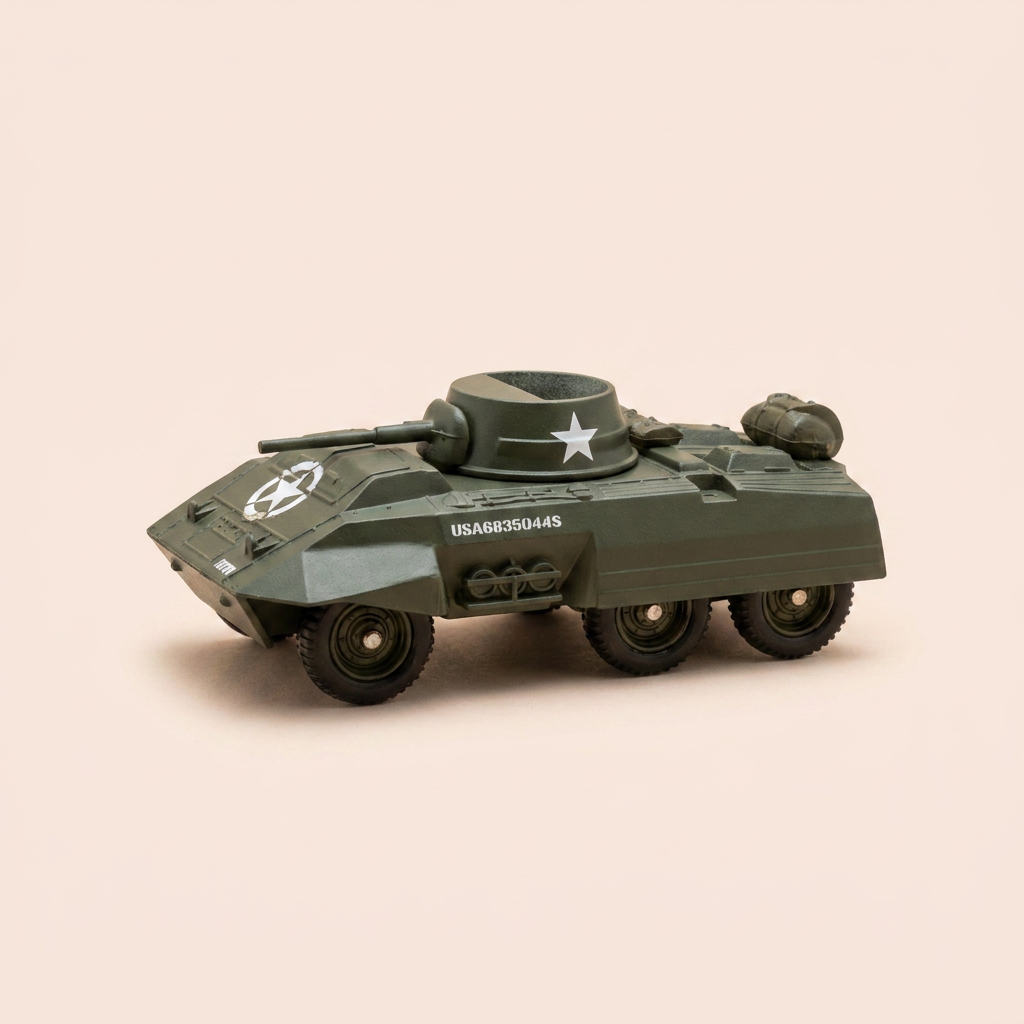 Véhicule militaire Combat car M-8 - Solido (fabrication française) - boite N° EE3213