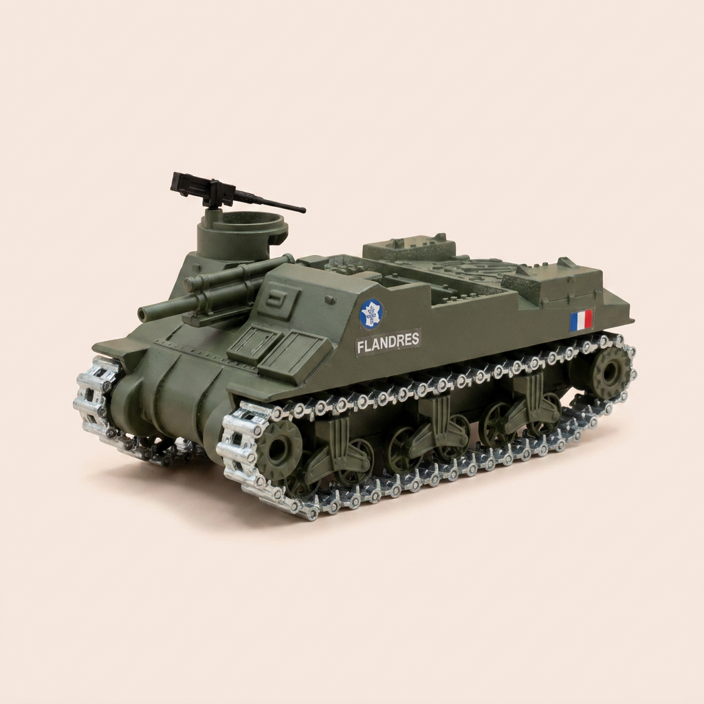 Char militaire M7 Priest - Solido (fabrication française) - boite N°DH7078