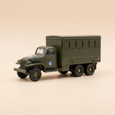 Voiture miniature - Camion militaire GMC - Solido (fabrication ?) - boite N°EE0350