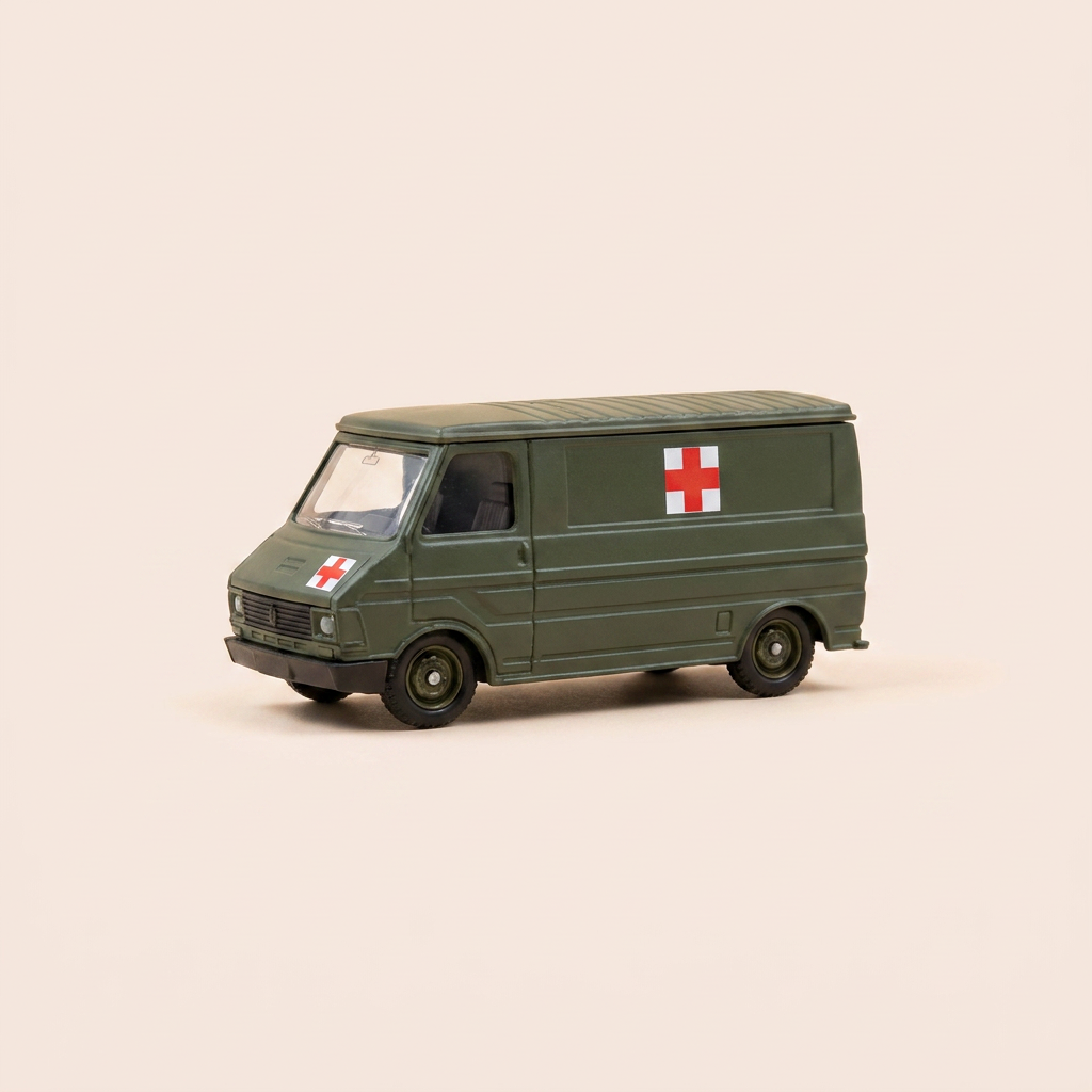 Citroën C35 ambulance militaire - Solido (fabrication ?) - boite N°DW6200
