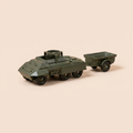 Voiture miniature - Véhicule militaire Combat car M-20 ET SA REMORQUE - solido (fabrication française) - boite N°DF9302