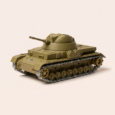 Voiture miniature - Char militaire PANZER IV - Solido (fabrication française) - boite N°EI3578