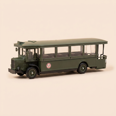 Voiture miniature - Autobus parisien militaire Renault TN6C de 1934 - Solido (fabrication ?) - boite N°CO5895