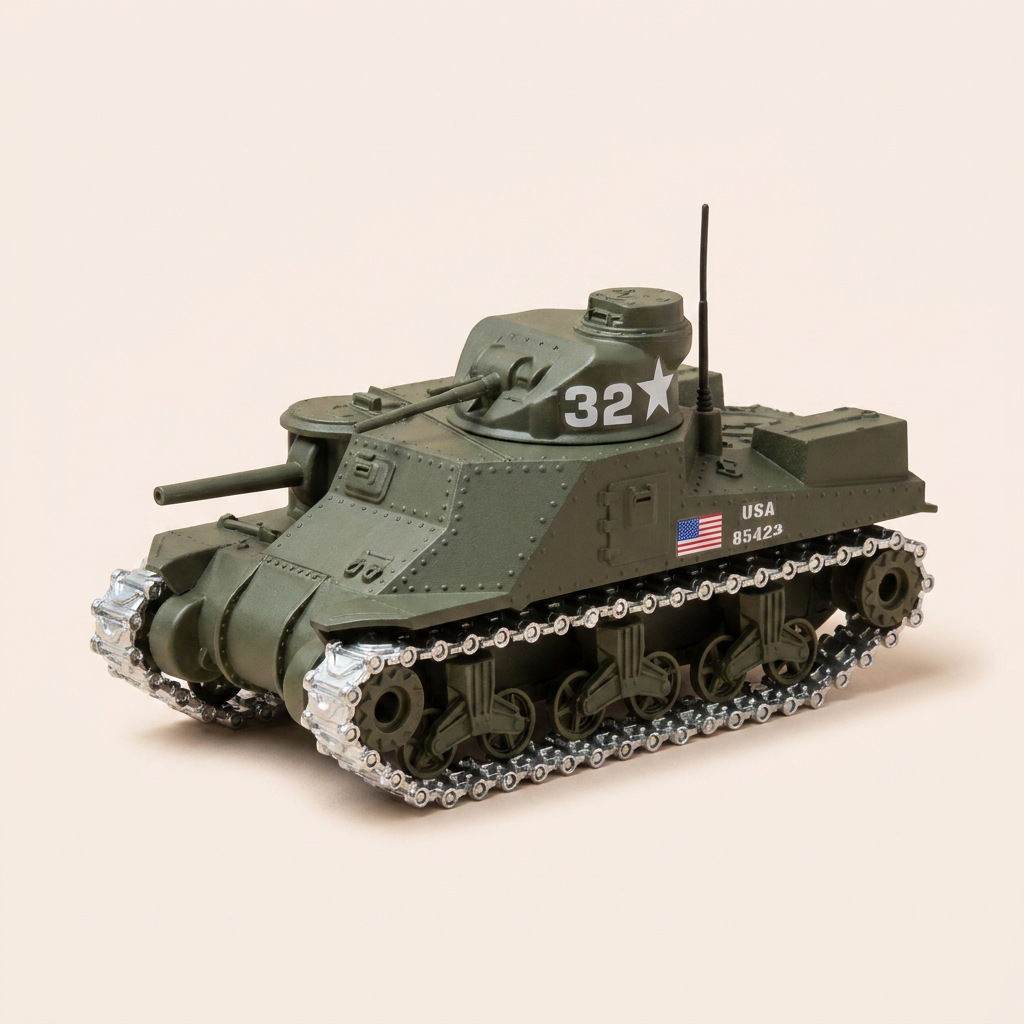 Voiture miniature - Char militaire Général Grant - Solido (fabrication française) - boite N°CM0691