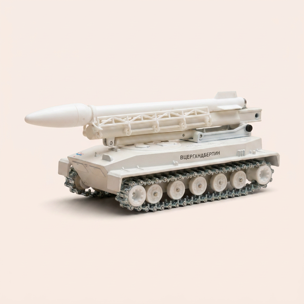 Voiture miniature - Char amphibie militaire PT 76 (URSS) - Solido (fabrication française) - boite N°AD6449